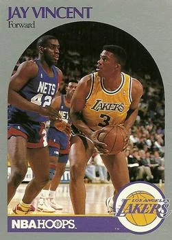 1990-91 Hoops Jay Vincent SP #161 card image