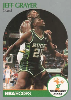 1990-91 Hoops Jeff Grayer #174 card image