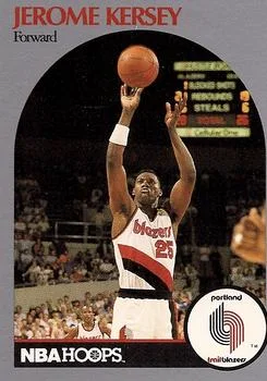 1990-91 Hoops Jerome Kersey #247 card image
