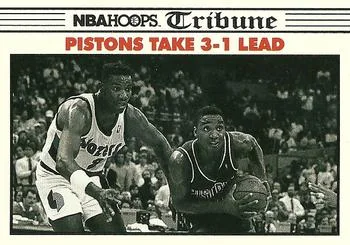 1990-91 Hoops Jerome Kersey / Isiah Thomas #340 card image