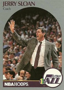 1990-91 Hoops Jerry Sloan CO #330 card image