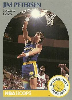 1990-91 Hoops Jim Petersen #117 card image