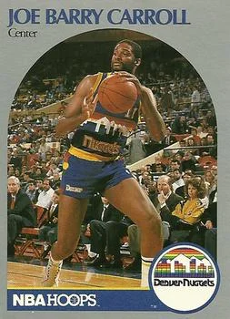 1990-91 Hoops Joe Barry Carroll SP #92 card image