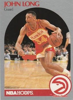 1990-91 Hoops John Long SP #30 card image