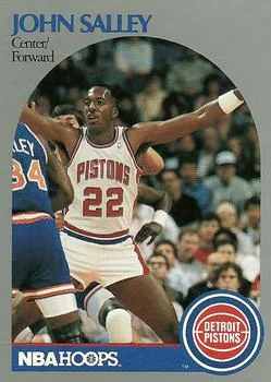 1990-91 Hoops John Salley #110 card image