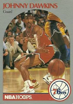1990-91 Hoops Johnny Dawkins #227 card image