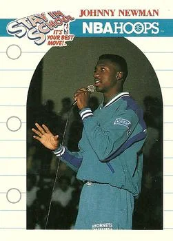 1990-91 Hoops Johnny Newman SIS #386 card image