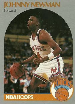 1990-91 Hoops Johnny Newman SP #206 card image