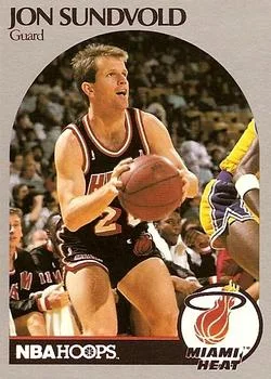 1990-91 Hoops Jon Sundvold CORCOR: Numbered 171 (first series) #171b card image