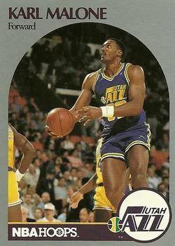 1990-91 Hoops Karl Malone #292 card image