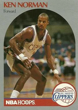 1990-91 Hoops Ken Norman #149 card image