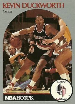 1990-91 Hoops Kevin Duckworth #246 card image