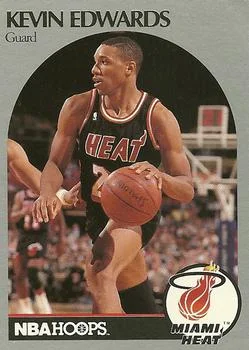 1990-91 Hoops Kevin Edwards #165 card image