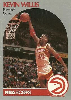 1990-91 Hoops Kevin Willis #37 card image