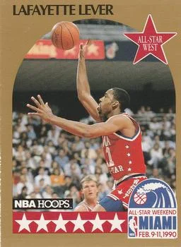 1990-91 Hoops Lafayette Lever #20 card image