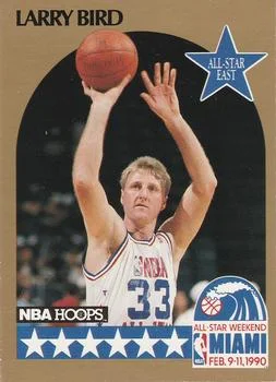 1990-91 Hoops Larry Bird #2 card image