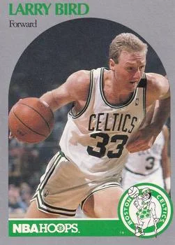 1990-91 Hoops Larry Bird #39 card image