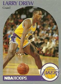 1990-91 Hoops Larry Drew #155 card image