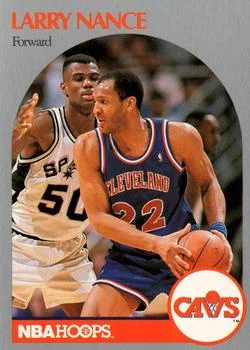 1990-91 Hoops Larry Nance #78 card image
