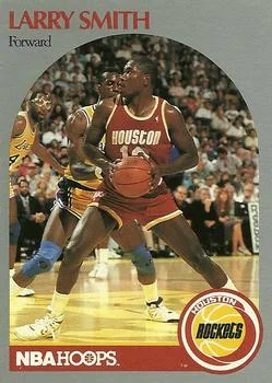 1990-91 Hoops Larry Smith #128 card image