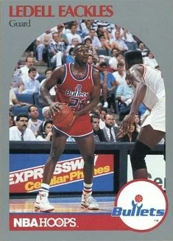1990-91 Hoops Ledell Eackles SP #296 card image