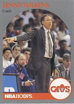 1990-91 Hoops Lenny Wilkens CO #309 card image