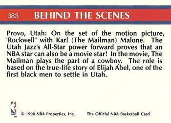 1990-91 Hoops Lights #383 card back image