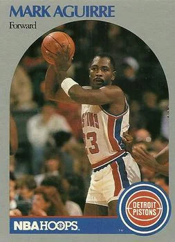1990-91 Hoops Mark Aguirre #101 card image