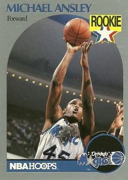 1990-91 Hoops Michael Ansley UER #215 card image