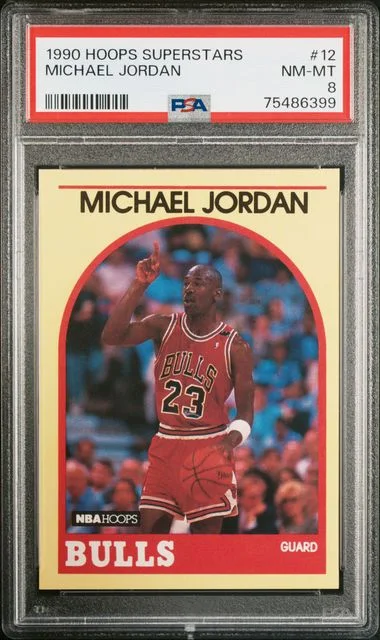 1990-91 Hoops Michael Jordan Superstars #12 card image