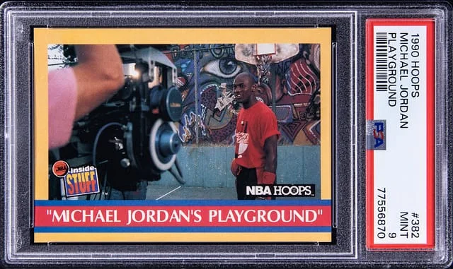1990-91 Hoops Michael Jordan Playground #382 card image