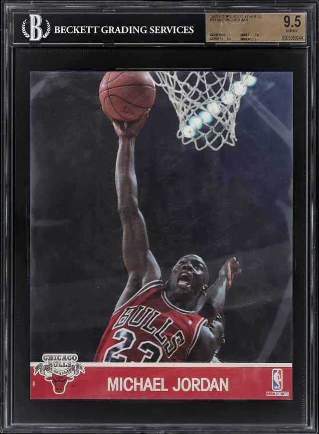 1990-91 Hoops Michael Jordan Action Photo #39 card image