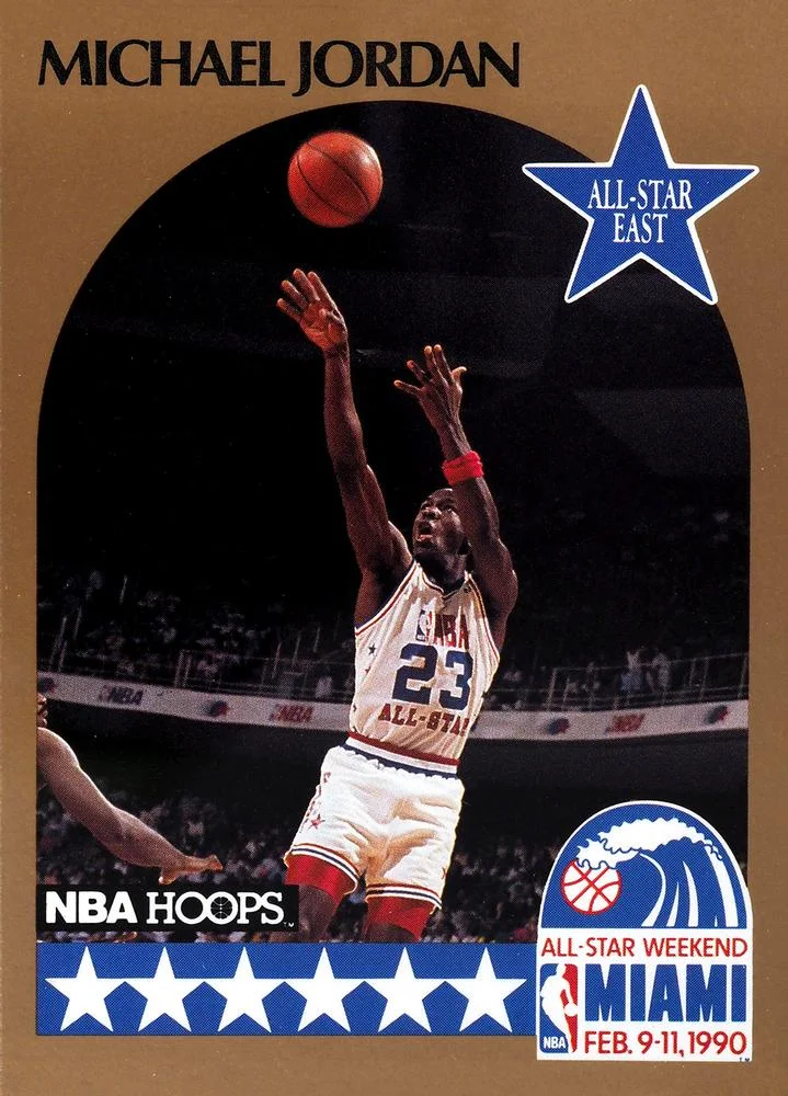 1990-91 Hoops Michael Jordan #5 card image