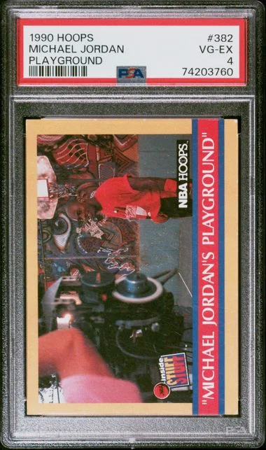 1990-91 Hoops Michael Jordan Playground #382 card image