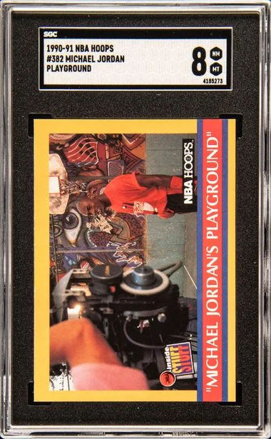 1990-91 Hoops Michael Jordan's Playground #382 card image