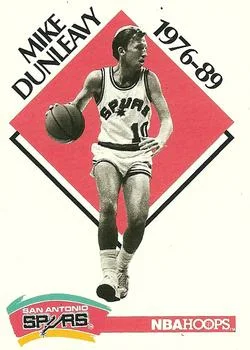 1990-91 Hoops Mike Dunleavy CO #351 card image