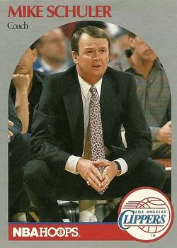 1990-91 Hoops Mike Schuler CO #316 card image