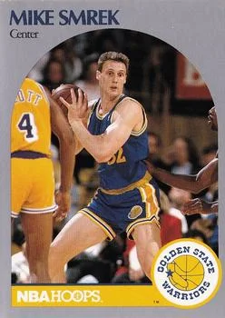 1990-91 Hoops Mike Smrek #119 card image