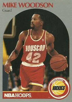 1990-91 Hoops Mike Woodson #131 card image