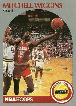 1990-91 Hoops Mitchell Wiggins #130 card image