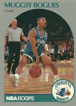 1990-91 Hoops Muggsy Bogues #50 card image
