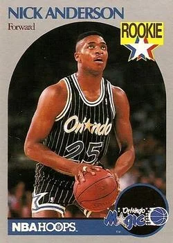 1990-91 Hoops Nick Anderson RS #214 card image