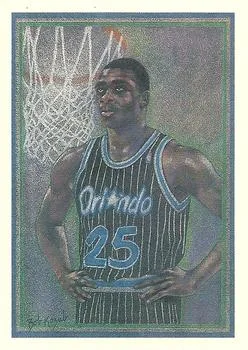 1990-91 Hoops Nick Anderson TC #373 card image