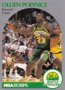 1990-91 Hoops Olden Polynice #283 card image