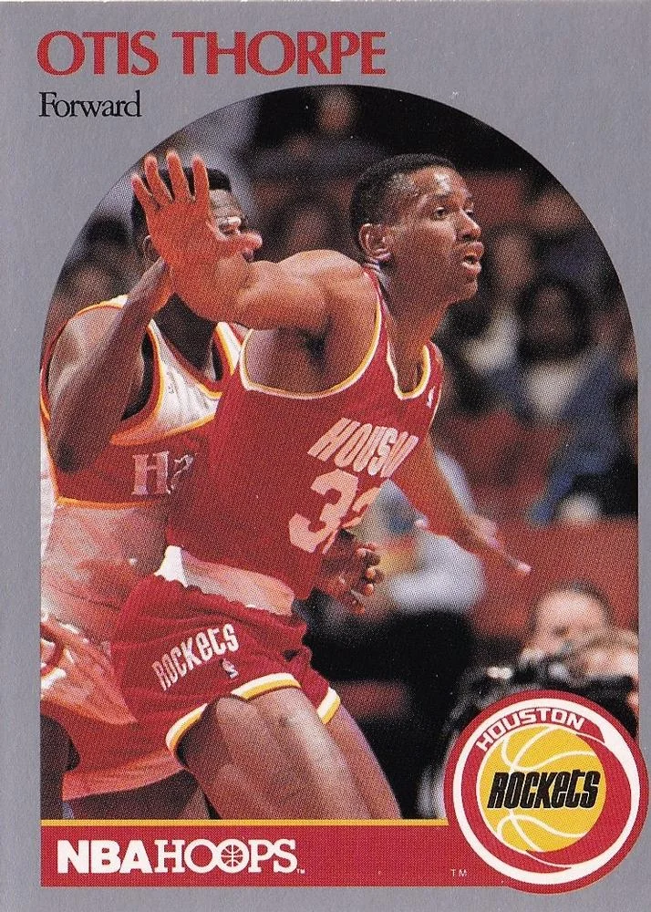 1990-91 Hoops Otis Thorpe #129 card image