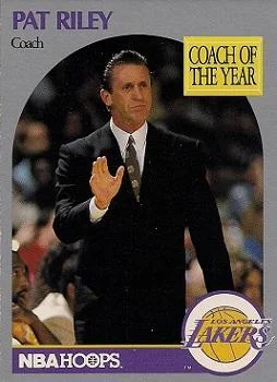 1990-91 Hoops Pat Riley CO #317 card image