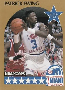 1990-91 Hoops Patrick Ewing #4 card image