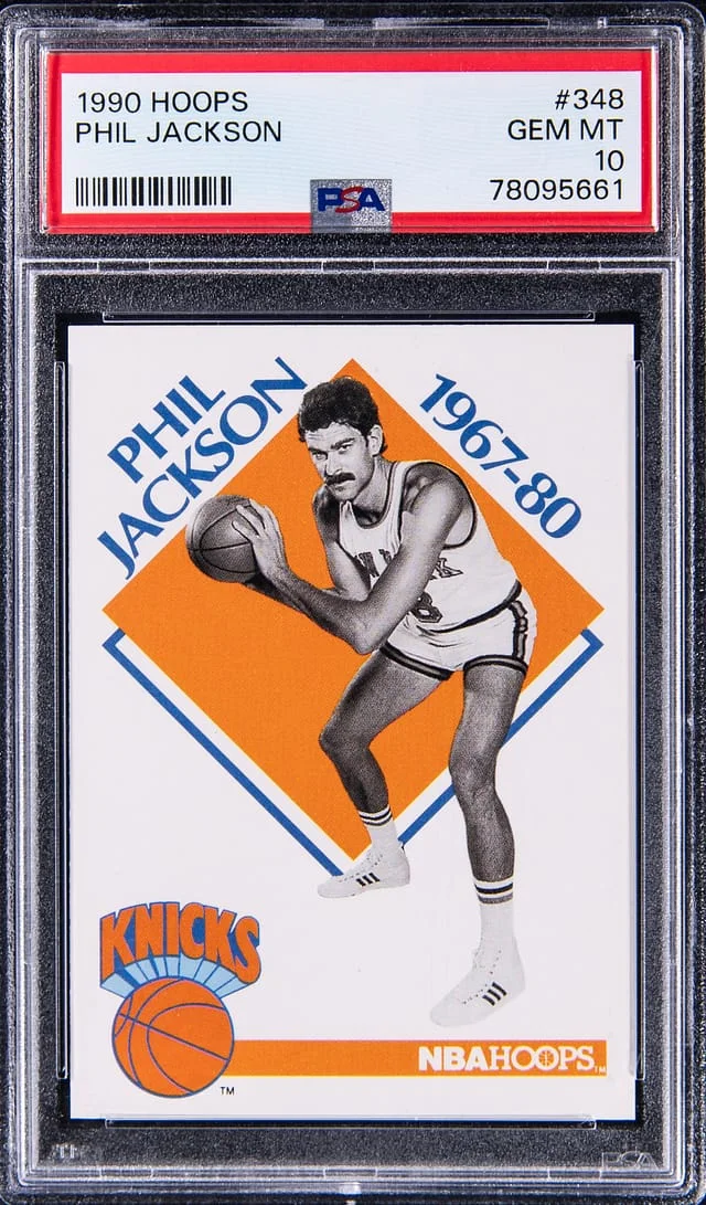 1990-91 Hoops Phil Jackson #348 card image