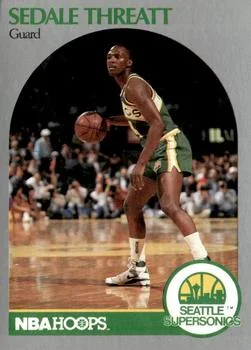 1990-91 Hoops Sedale Threatt PROTO [Prototypes] Prototypes #284 card image