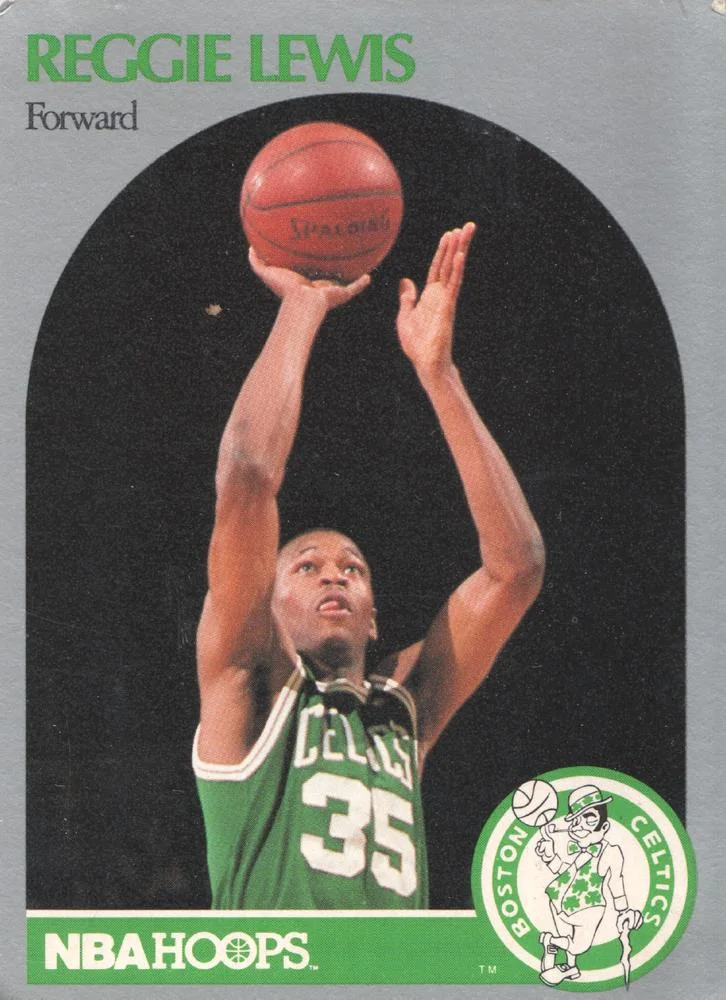 1990-91 Hoops Reggie Lewis #43 card image